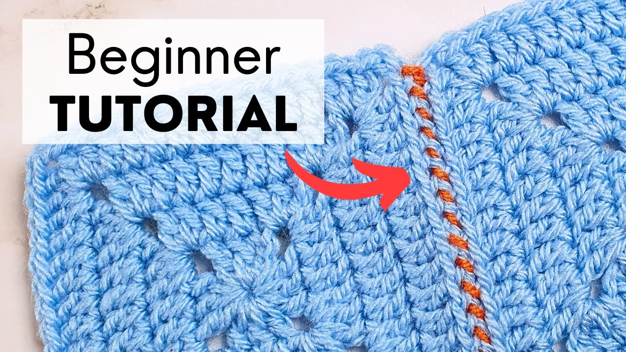 How to Sew Granny Squares Together 🪡🧵 BEGINNER Whipstitch Tutorial