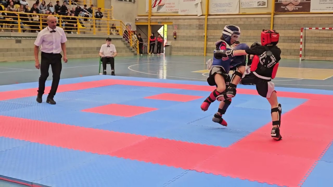 Hugo López (Nuk Soo) Vs Xavi Aloy (Dochan) -32kg Kick Light - Copa balear escolar FBKM