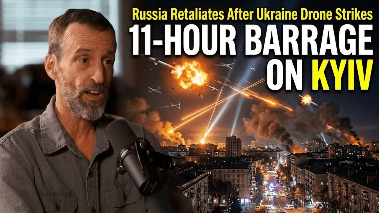 SCOTT HORTON :  Russia retaliates Ukraine drone strikes w/ 11 Hour Barrage on Kyiv