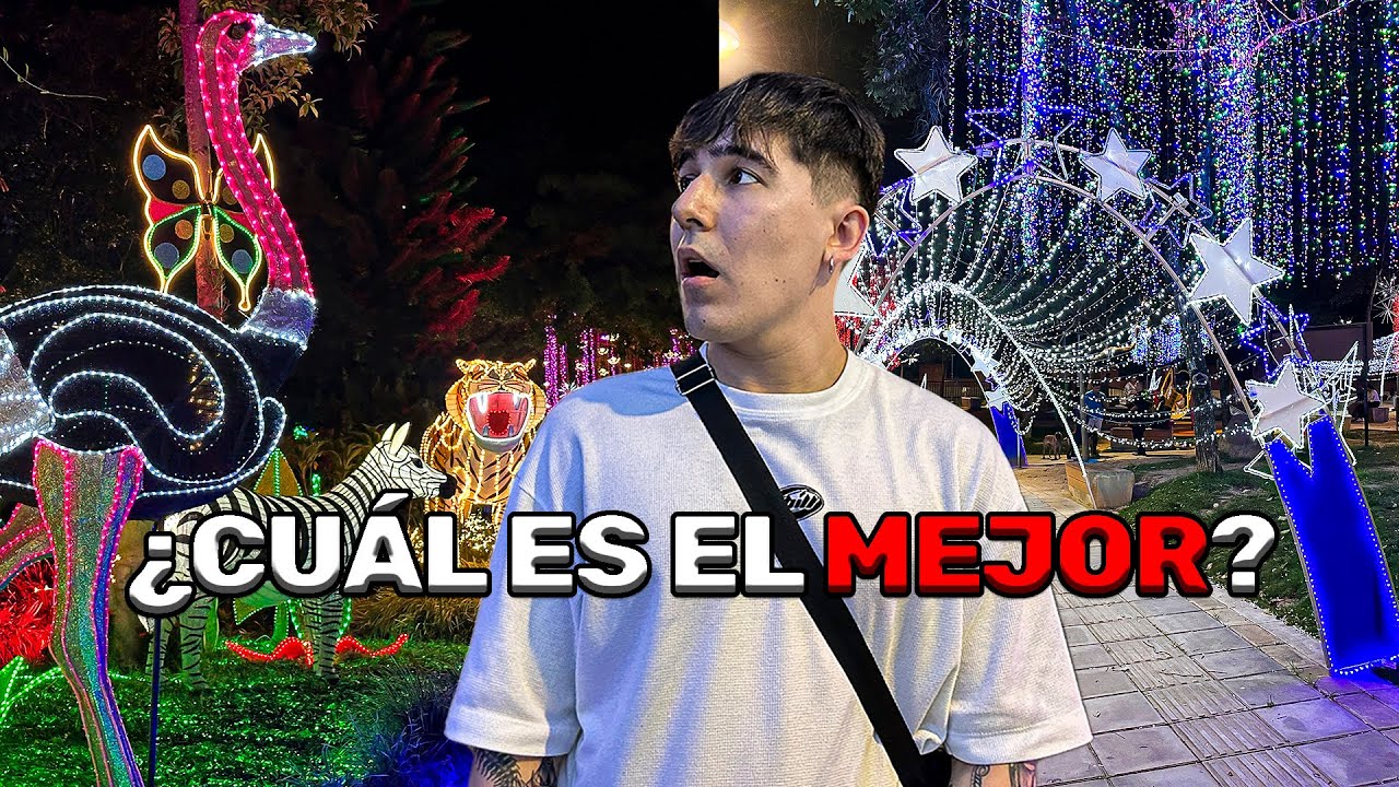 Los MEJORES ALUMBRADOS de Bucaramanga / Recorrido navideño