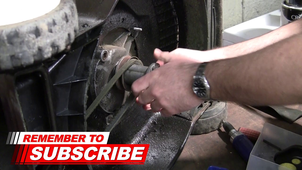 How To Remove A Stuck Petrol Lawnmower Blade Adapter