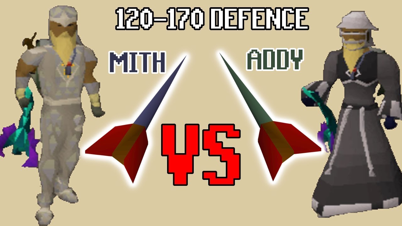 [OSRS] Comparing Blowpipe With Mith and Addy Darts on Semi-High Defence