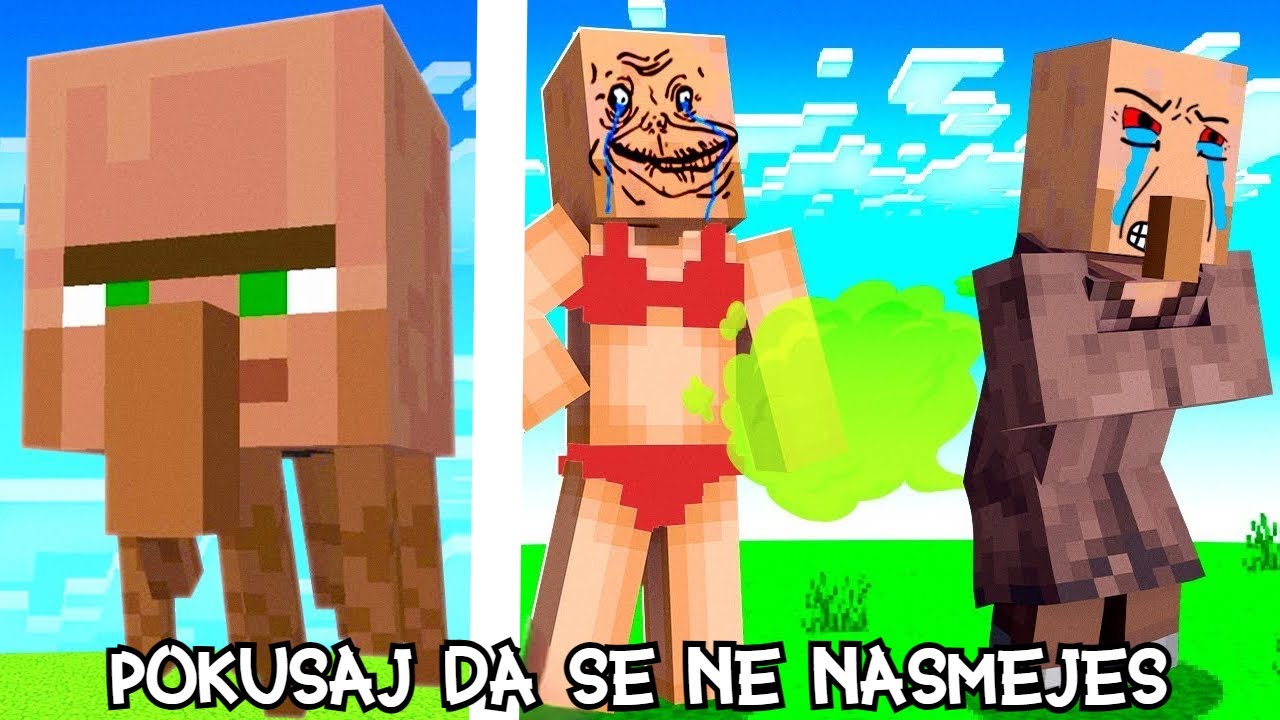 NAJEKSTREMNIJI Minecraft Pokusaj Da Se Ne Nasmejes Izazov