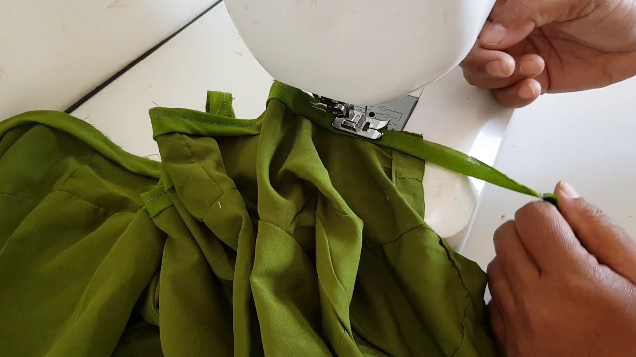 ब्लाउज में लगाए गले की तुरपाई पट्टी | basic knowladge of sewing |