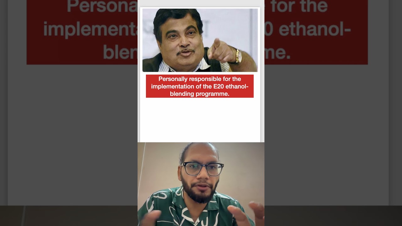 Gadkari vs. Meta | Ethanol Blending | E20 #upsc2027