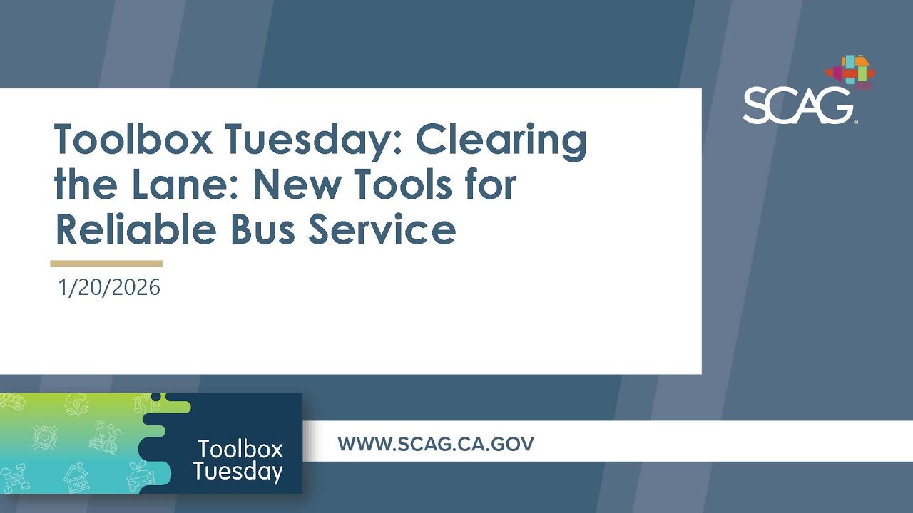 Toolbox Tuesday – Clearing the Lane: New Tools for Reliable Bus Service