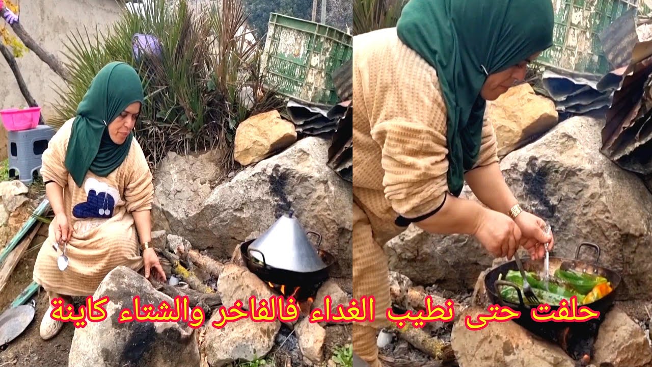 طيبت الحوت المقلي فالفاخر وخا كاينة الشتاء 