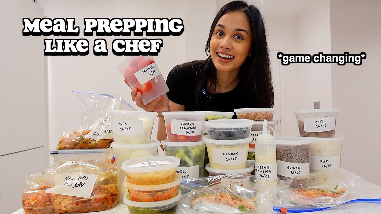 i tried meal prepping like a chef *game changing*