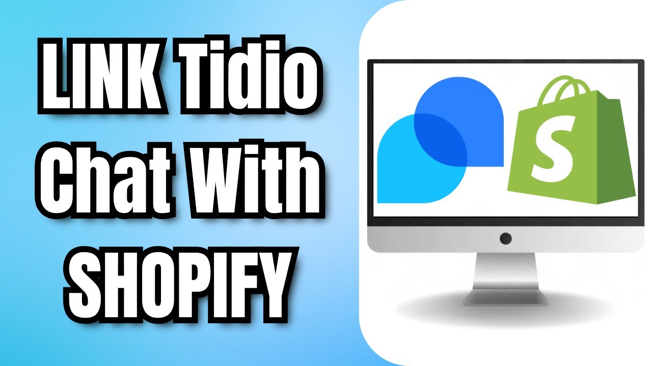 How To LINK Tidio Chat With SHOPIFY