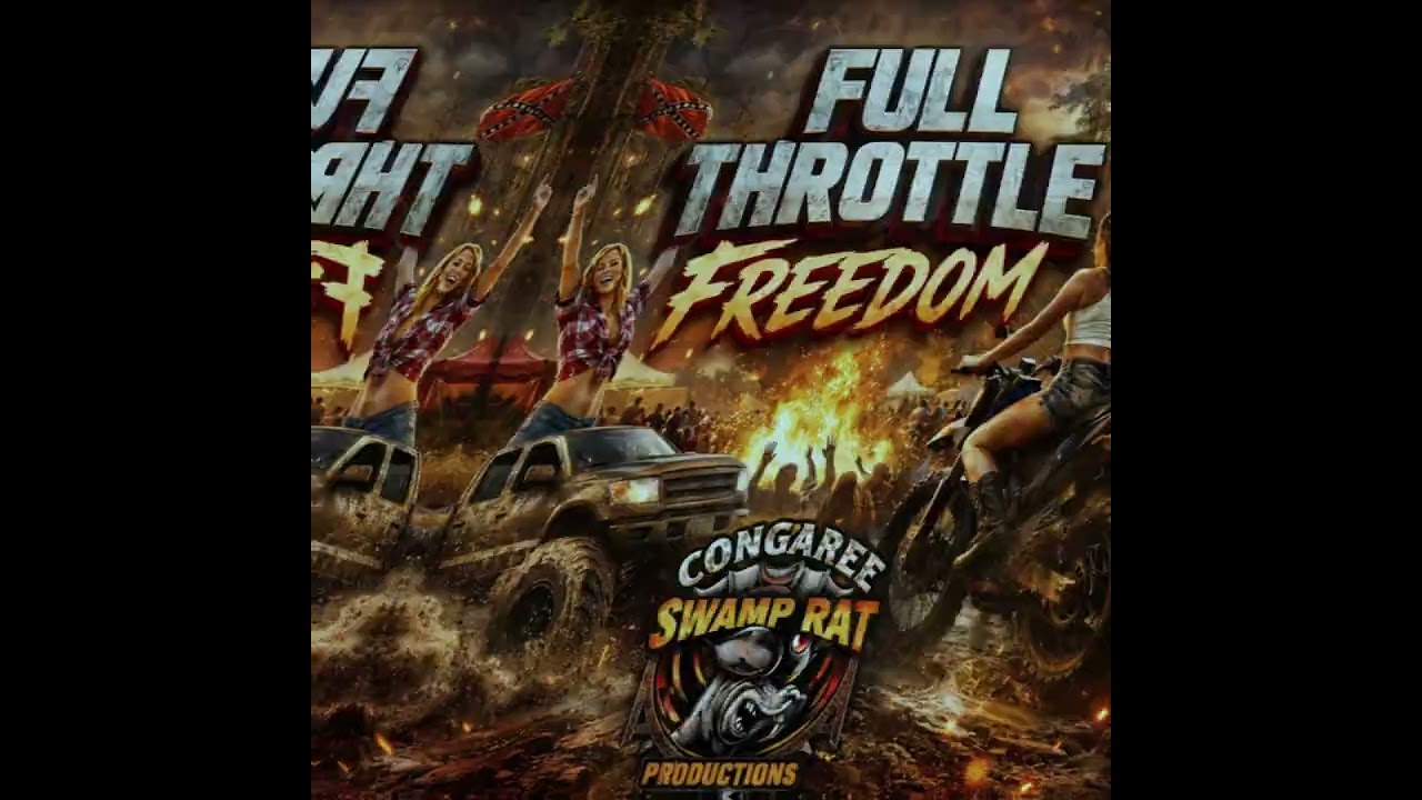 FULL THROTTLE FREEDOM (Official Audio) 🔥 Country Rap Party Song