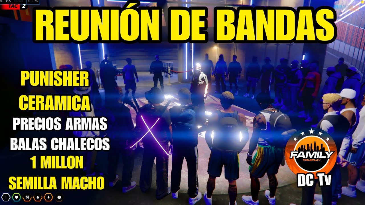 REUNIÓN DE TODAS LAS BANDAS, PUNISHER LA CERAMICA, UN MILLON SEMILLA MACHO, PRECIOS FAMILY RP 