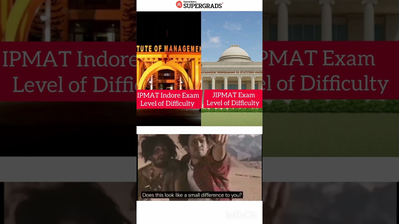 Aspirants Reaction When Someone Says the Difficulty Levels of IPMAT & JIPMAT Are Same 😂🤣😂 #shorts