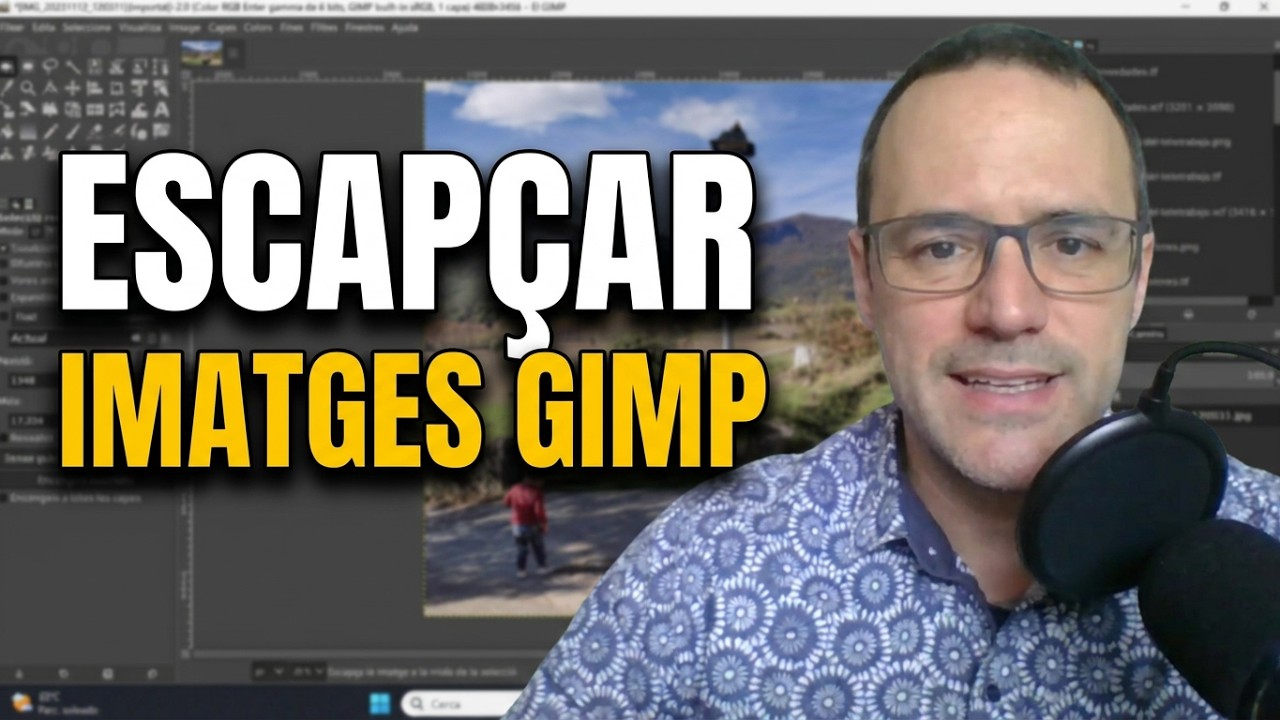 Com escapçar imatges amb el Gimp