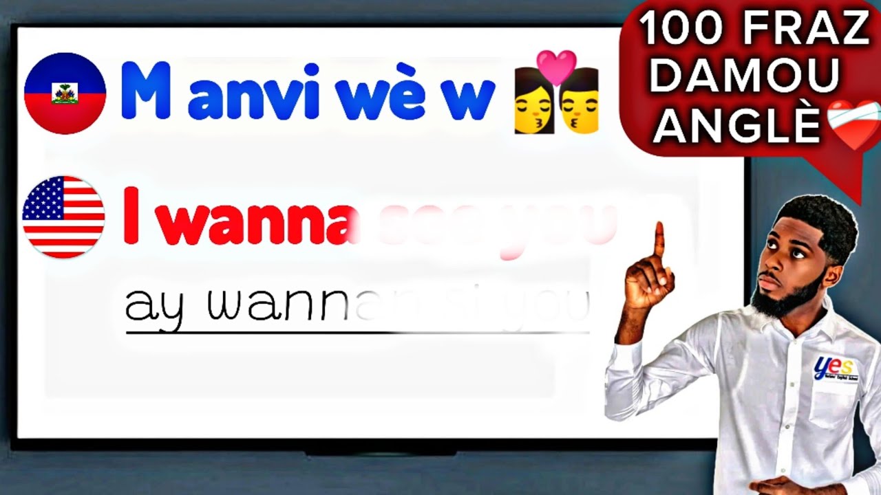 100 Fraz Damou ❤️ Ki Pi Bèl An Anglè 🇺🇸 | Bèl Fraz Damou Pou Di Moun 🌹