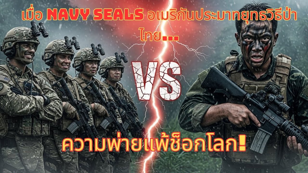 เมื่อหน่วย Navy SEALs สหรัฐฯ ประเมินยุทธวิธีป่าร้อนไทยต่ำเกินไป: ความพ่ายแพ้ที่น่าตกตะลึง 😱🇹🇭