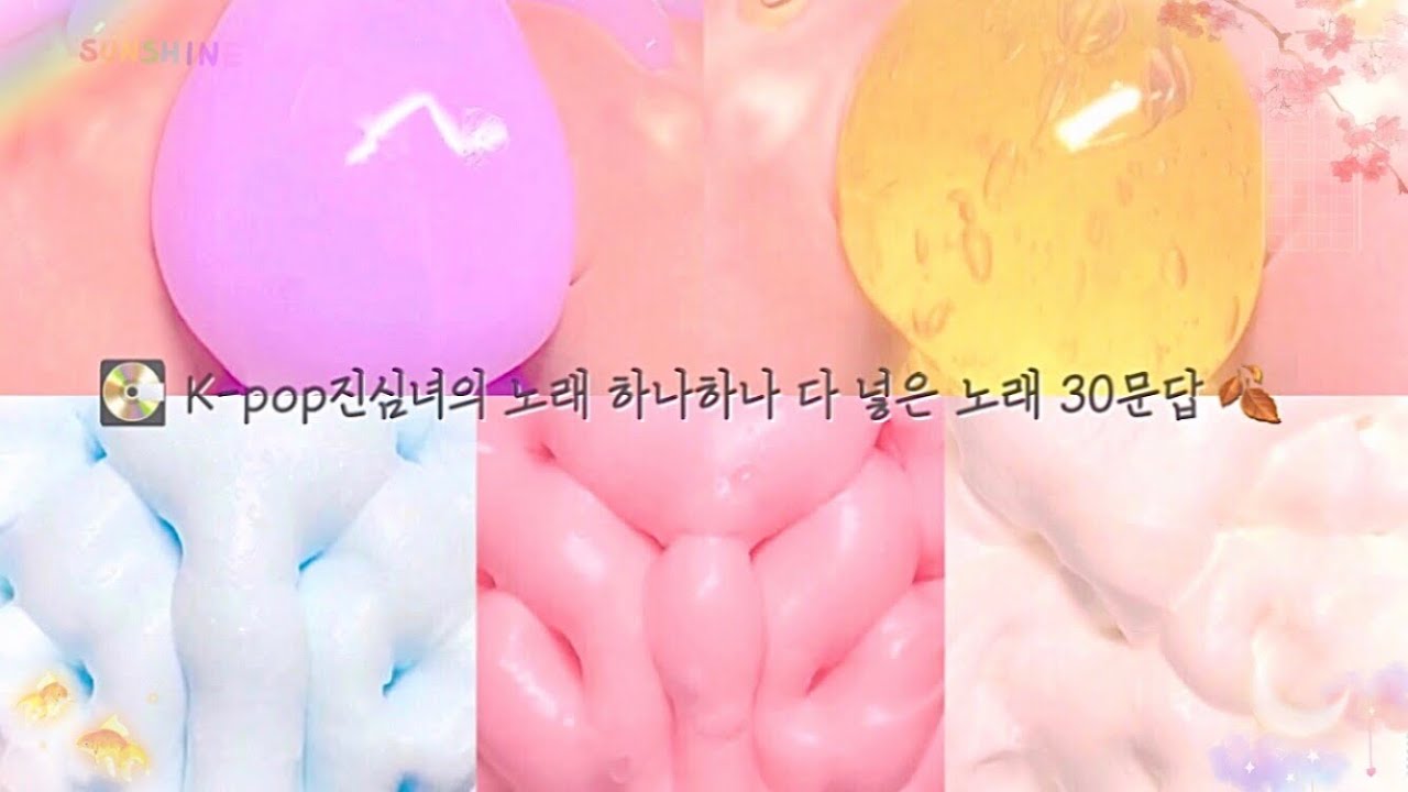🕰 K-pop 덕후의 노래 30문답 🌸 소규모 시리즈 액괴 소시액 문답 시리즈 노래 30문답 시리즈 소규모 시액 액시 밍구 시리즈