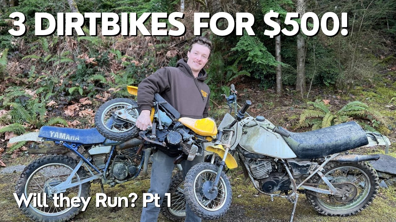Three Dirt Bikes For $500 Will They Run?