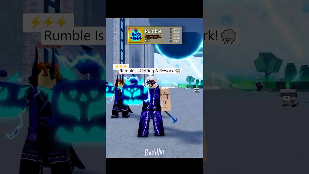 BloxFruits New Rumble And Pain Rework ⚡️ #bloxfruits #roblox #shorts