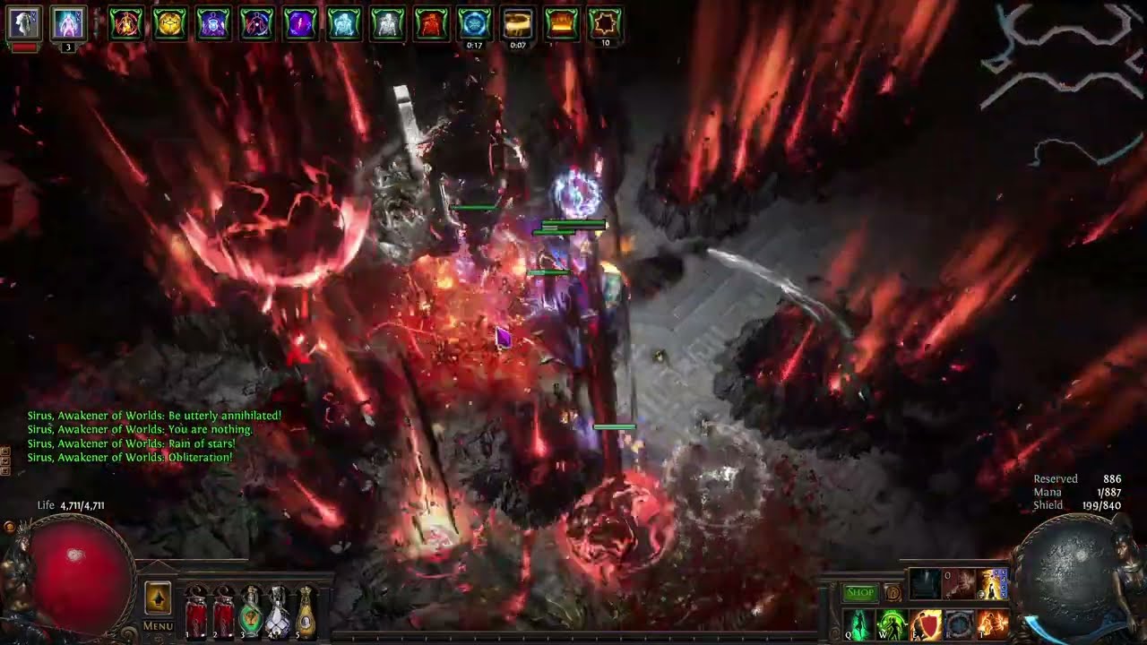 Path of Exile POE 3.18 Absolution Necromantic Aegis - Uber Sirus