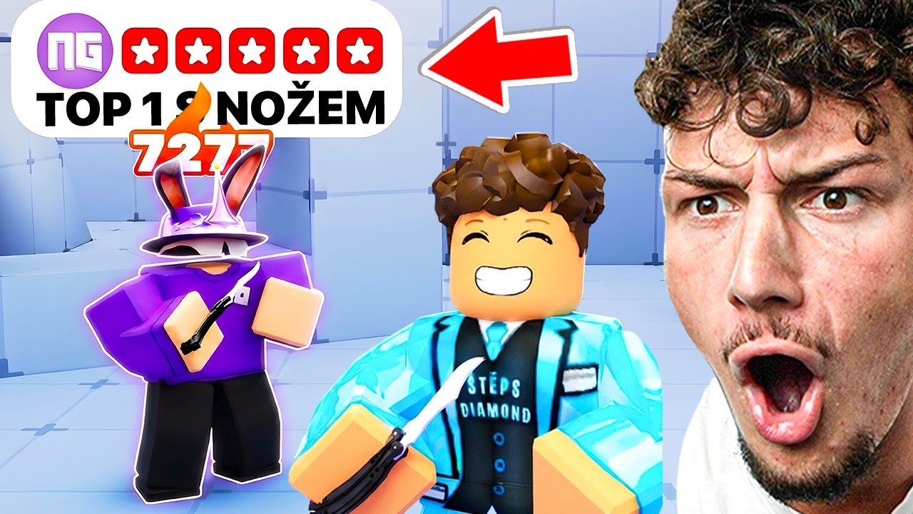 TOP 1 KNIFE HRÁČ MĚ VYZVAL NA 1VS1 O 10 000 ROBUXŮ!