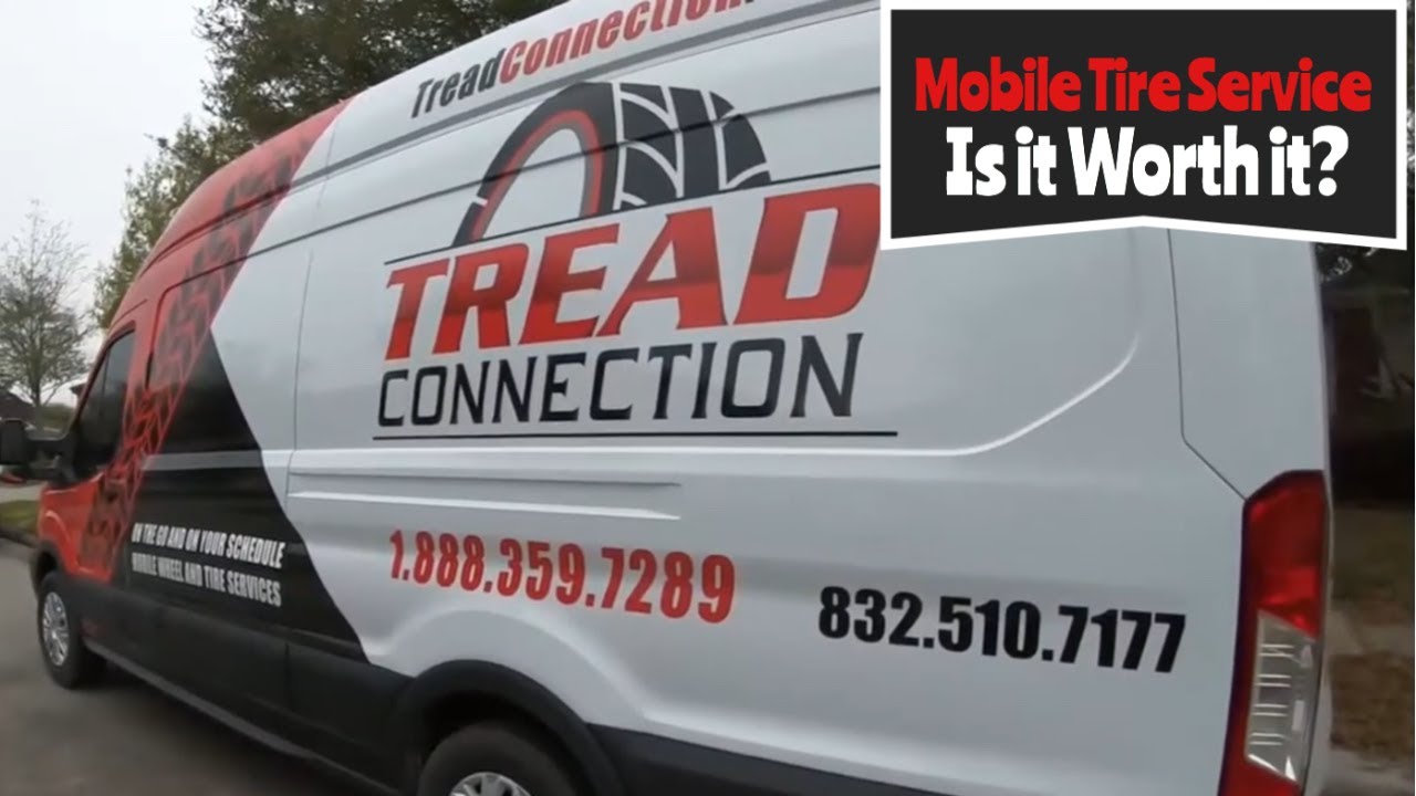 Tread Connection Mobile Van Installs New Tires on My 2017 Acura NSX.