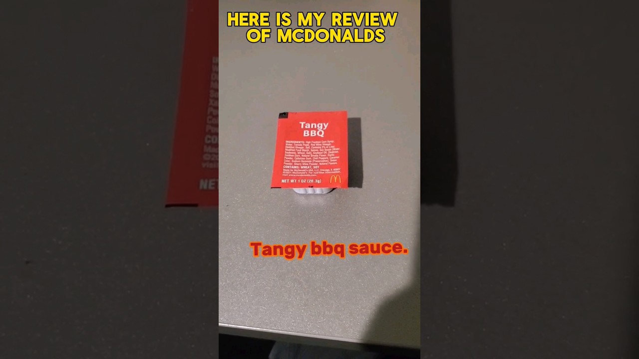 McDonalds Tangy BBQ sauce review