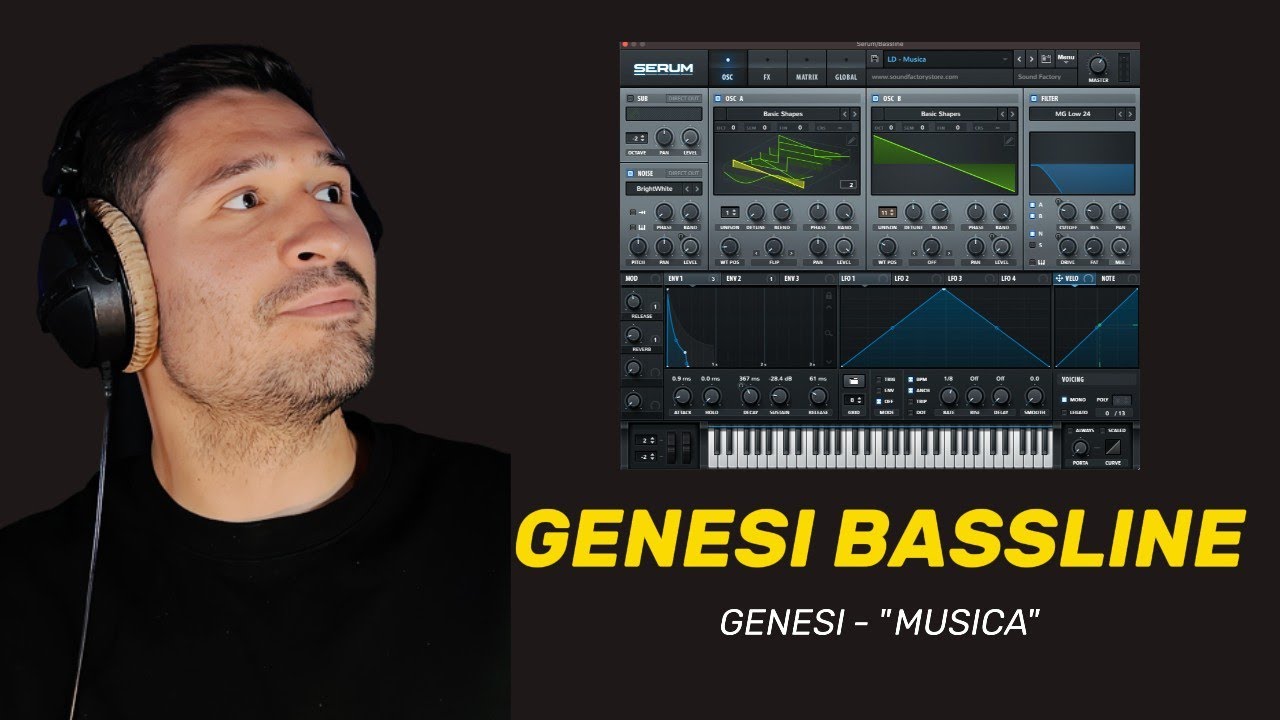 Serum Tutorial: Meduza / Genesi Style Bassline (Genesi - Musica)