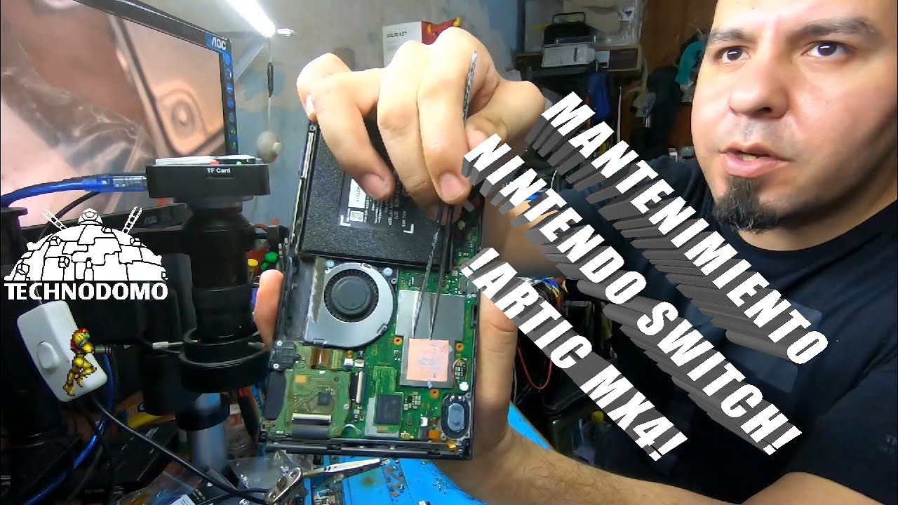 TUTORIAL CAMBIO DE PASTA TÉRMICA A NINTENDO SWITCH