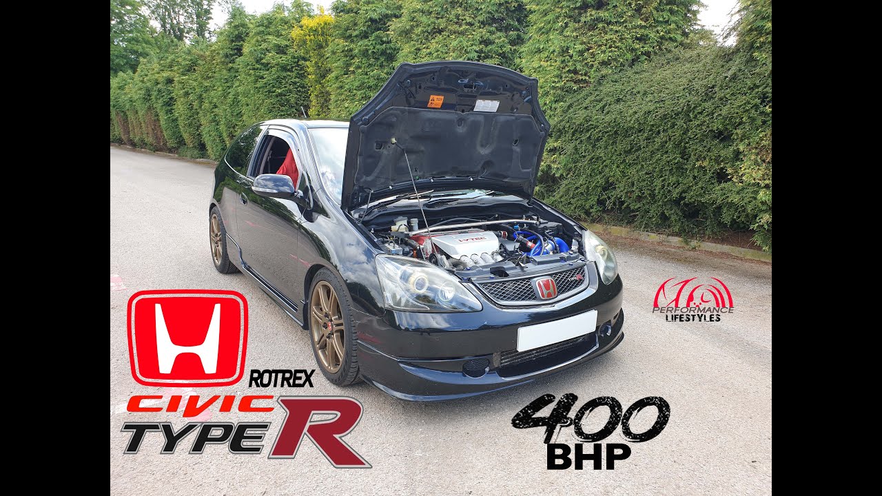 EP3 Civic Type R ROTREX SUPERCHARGED 400BHP Monster caught up in the England Football Team Traffic!!