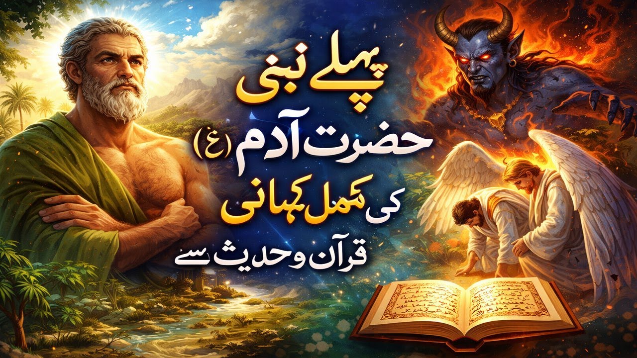 Prophet Adam ( A.S ) | Full Story from Quran & Hadith | The First Prophet
