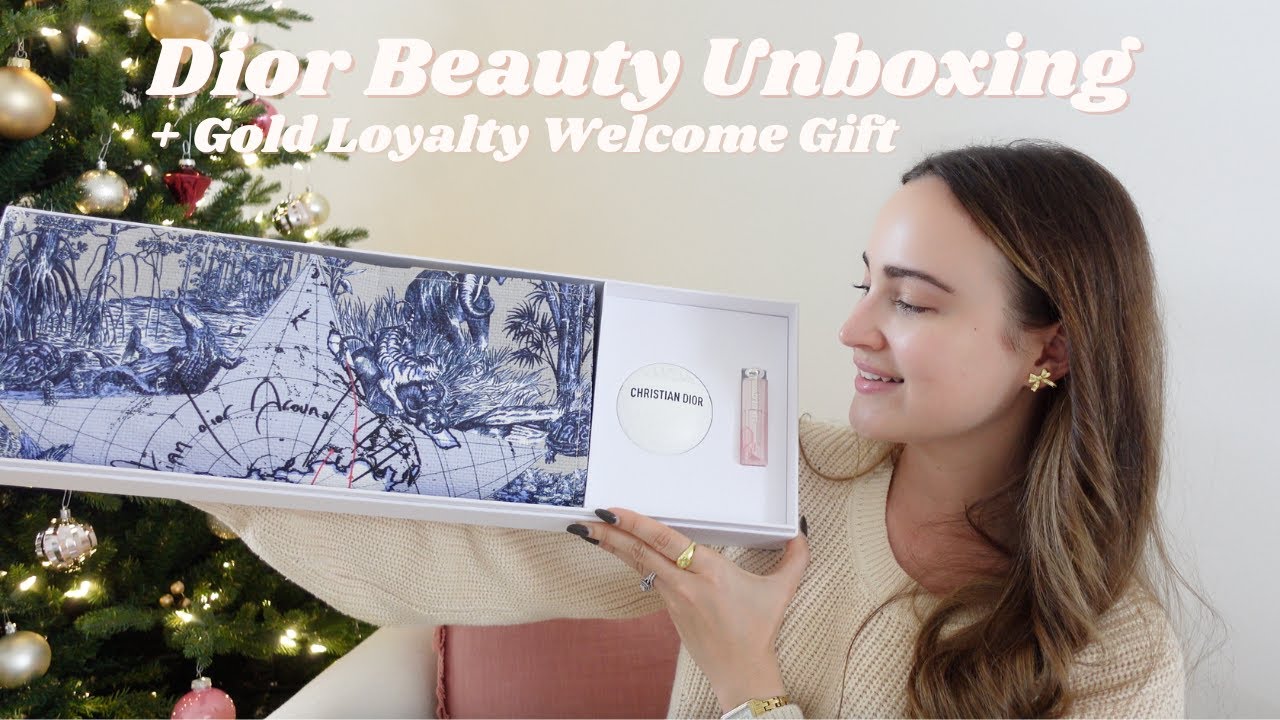 Dior Beauty December Unboxing + Gold Loyalty Welcome Gift: free gifts + Dior Prestige Piano