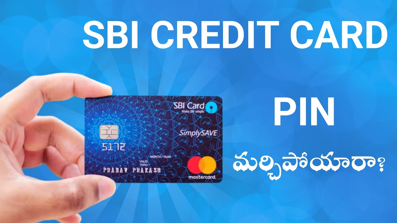 How to change SBI Credit card PIN online