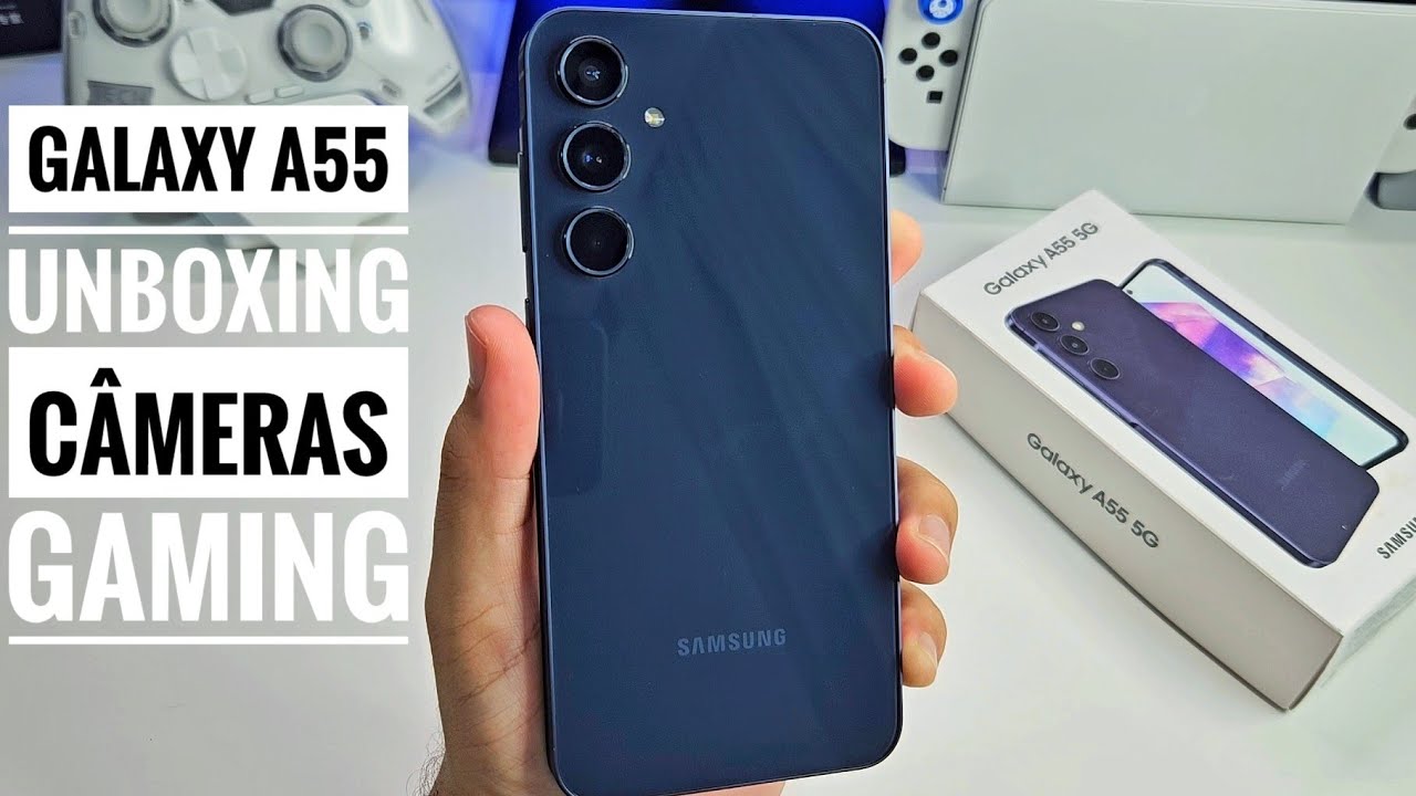 NOVO GALAXY A55 O MELHOR INTERMEDIÁRIO DE 2024? UNBOXING!