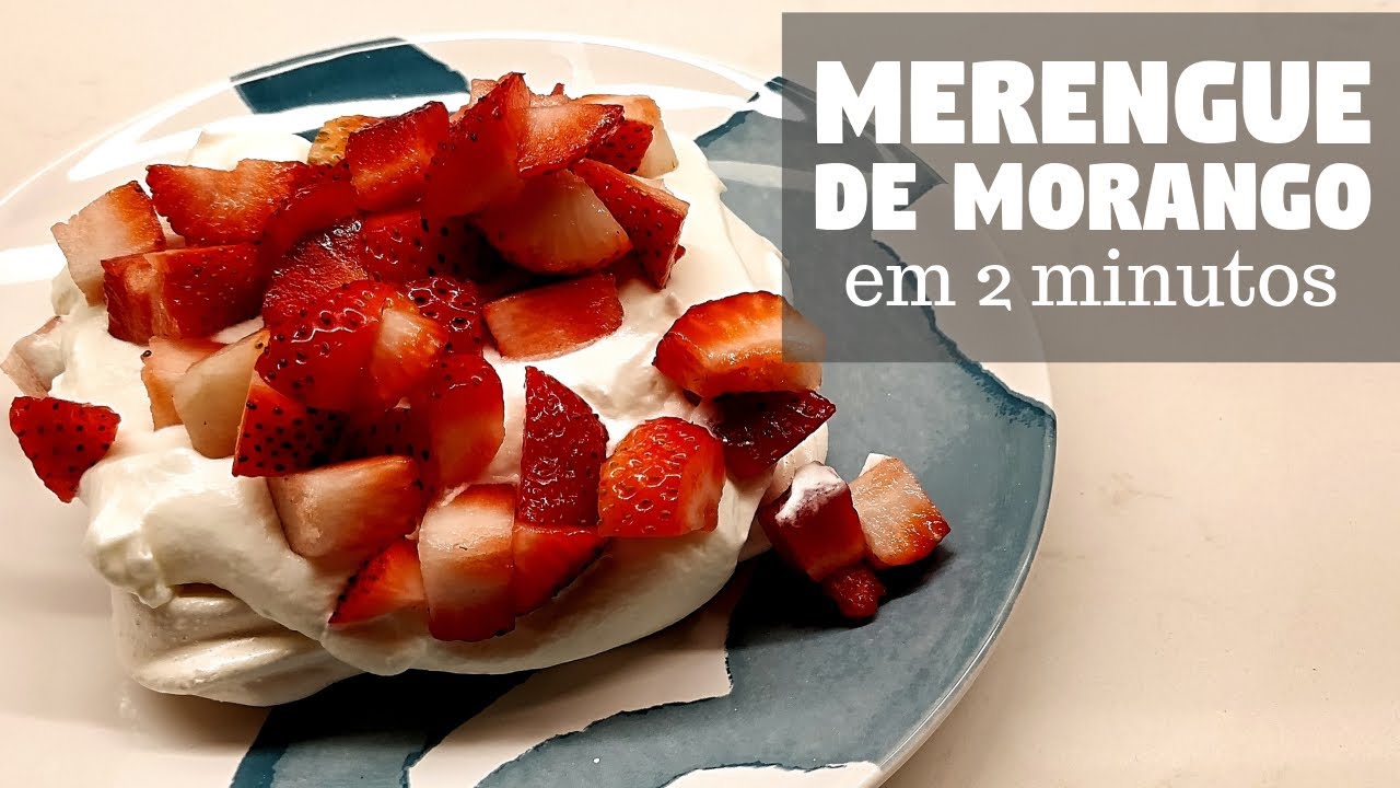 COMO FAZER O MELHOR SUSPIRO | MERENGUE DE MORANGO