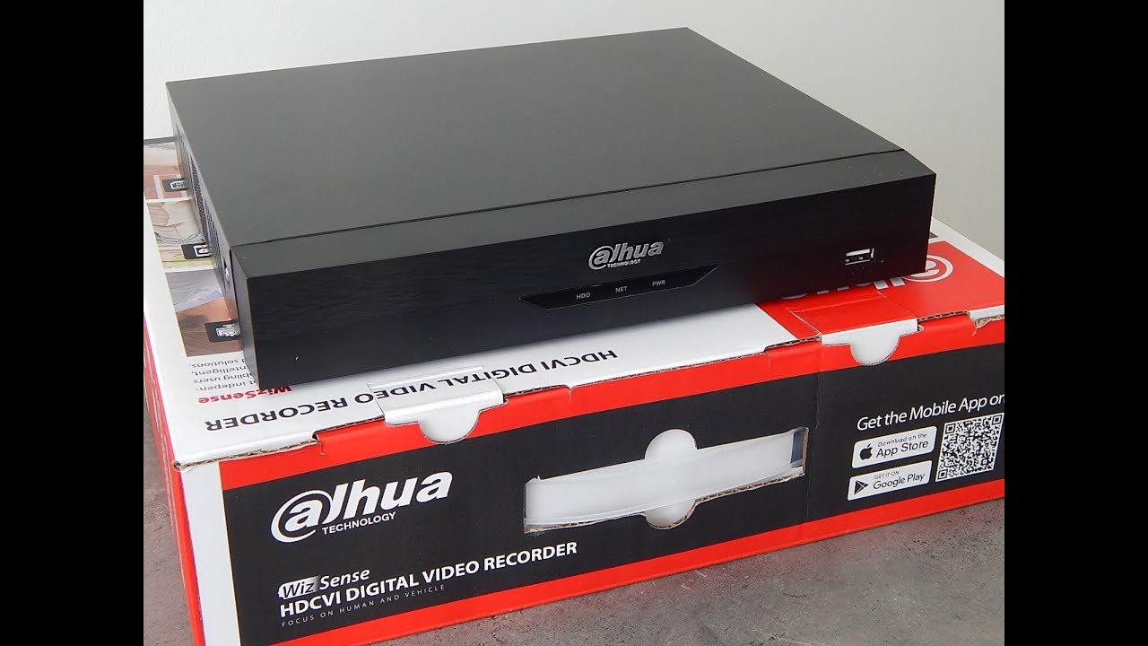 Dahua  DVR 4 canaux  analogique  XVR4104HS-X1 unboxing + config