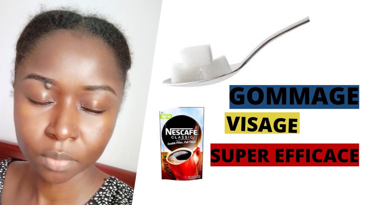 GET A BABY FACE WITH COFFEE. GOMMAGE AU CAFE ET SUCRE POUR UN VISAGE DOUX.
