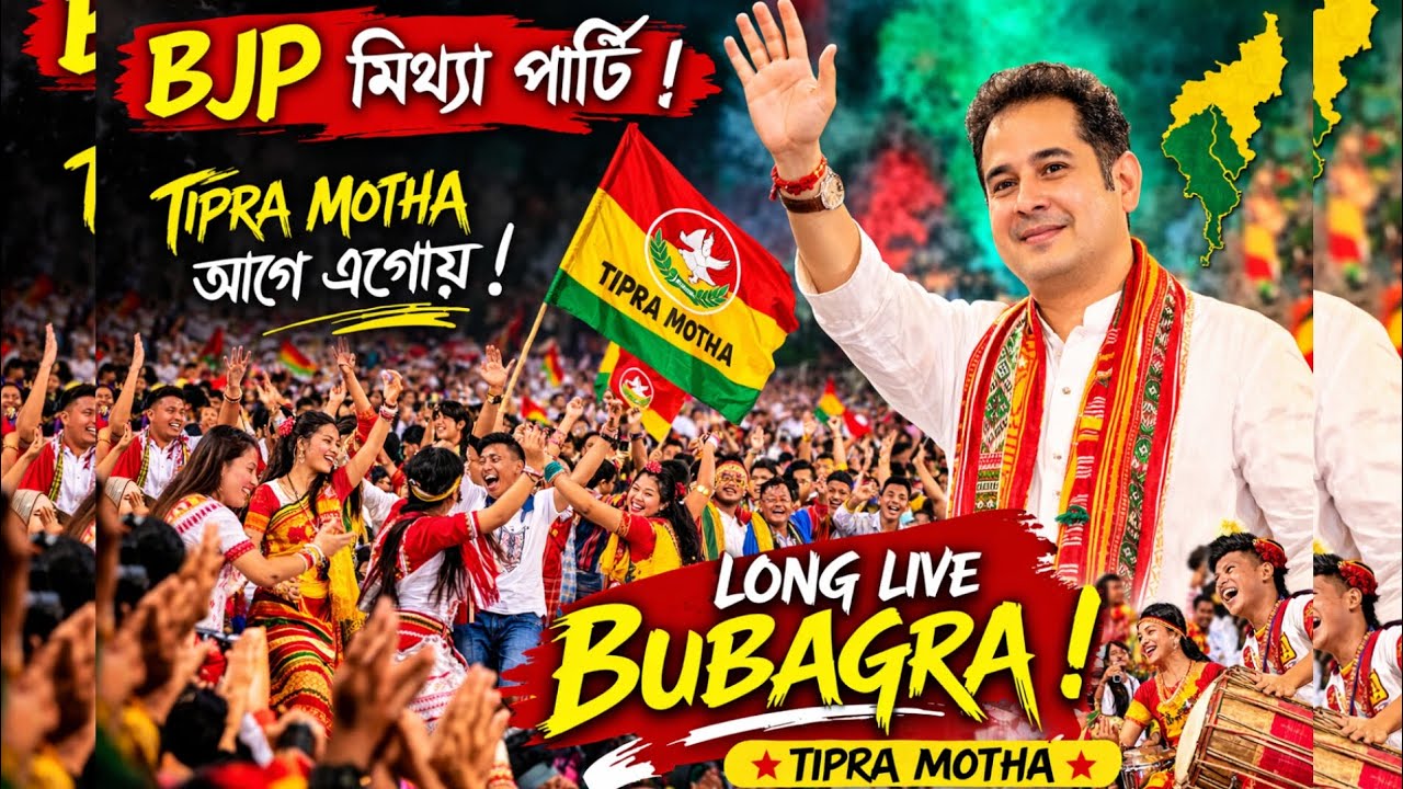 Long Live Bubagra | Tipra Motha Support Song | Political Rally Anthem | New Bangla Song 2026