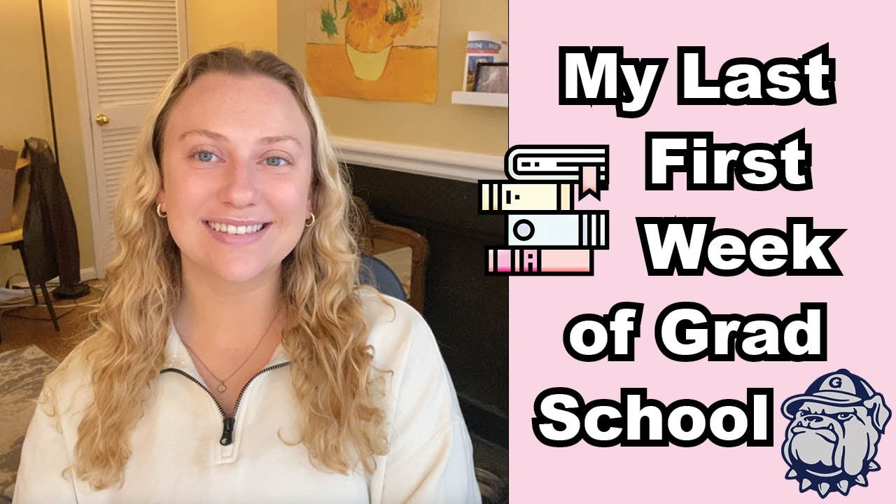 First Week of Block IV as a Georgetown SMP Student | Premed Postbacc Study Vlog