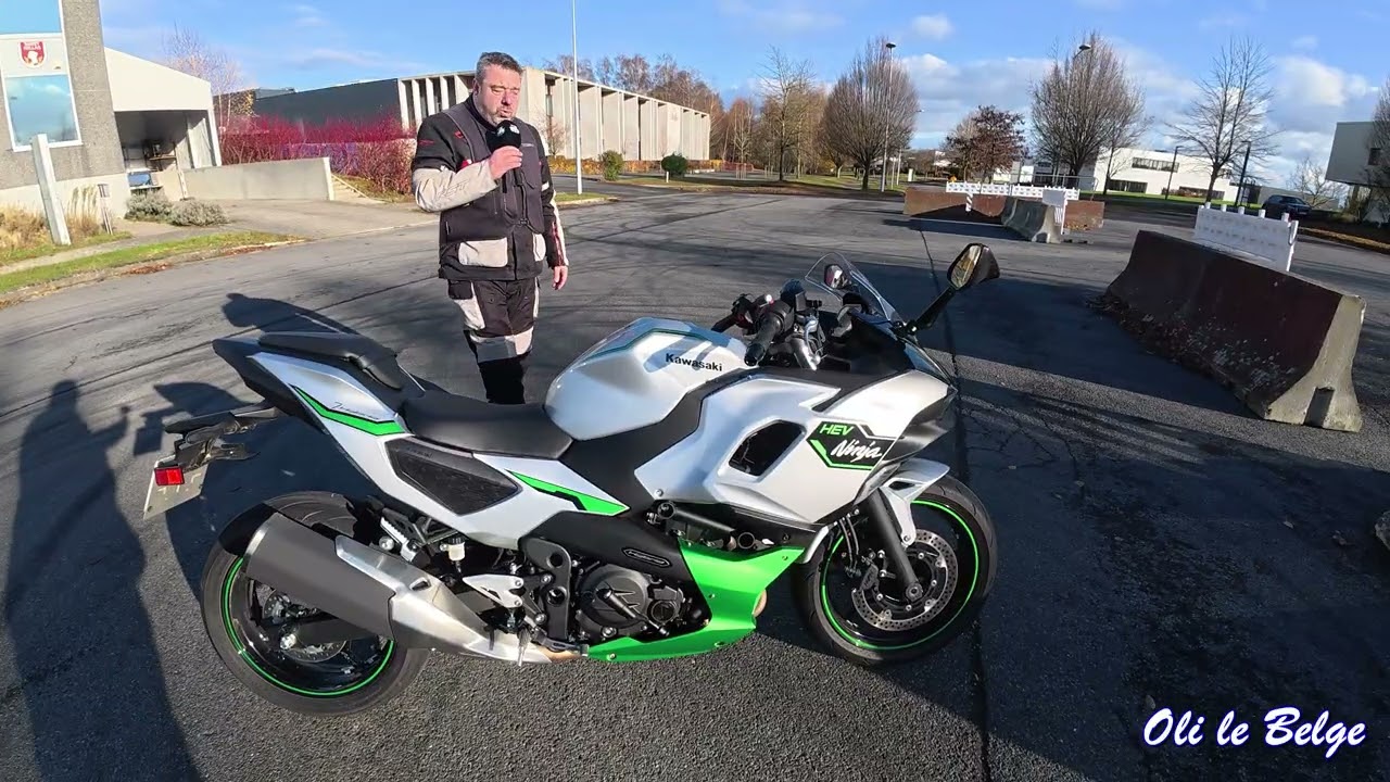 Kawasaki Ninja 7 Hybride by @Mecanicmotos Chaumont-Gistoux , la première, la seule, l'unique ?