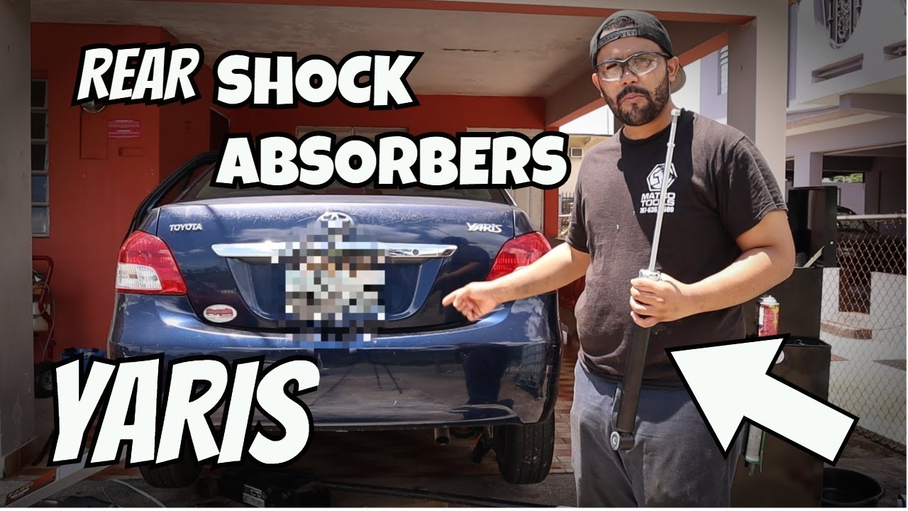 Rear Shock Absorber (Shock absorberTraseros )Toyota Yaris 2008  #Encasa