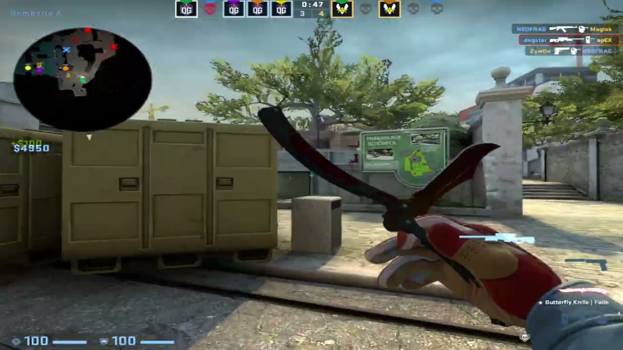 CSGO POV OG degster (25/18) vs Vitality (overpass) @ IEM Rio 2023