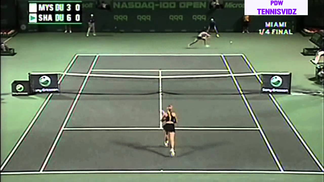 Sharapova vs Myskina Miami 2006 Highlights