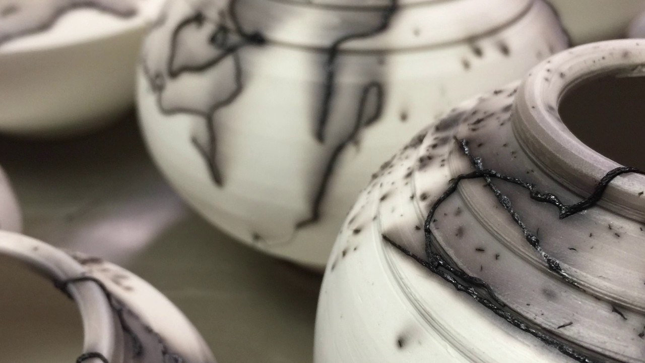 Horse Hair Pottery out of an Electric Kiln; Fired Arts Academy