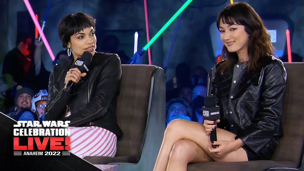 Rosario Dawson and Natasha Liu Bordizzo takes the stage at SWCA 2022 | Star Wars Celebration Live!