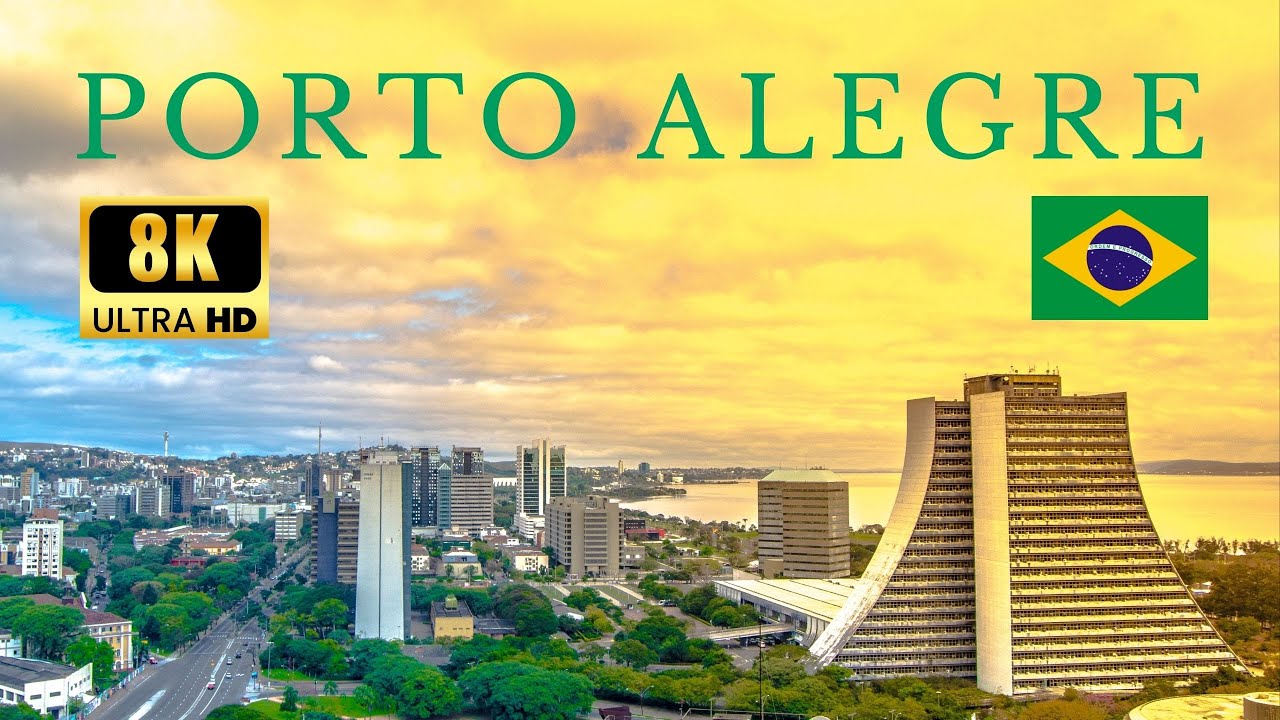 ▶️  PORTO ALEGRE RS, Brazil 🇧🇷 | by Drone Footage | 8K ULTRA HD
