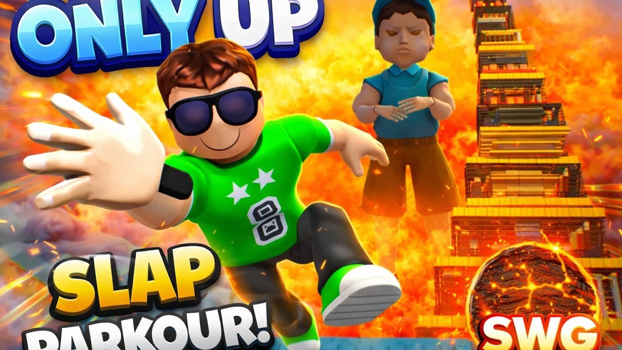 Only Up Slap Parkour 🔥 | Lava Squid Tower | SideWiseGameplay