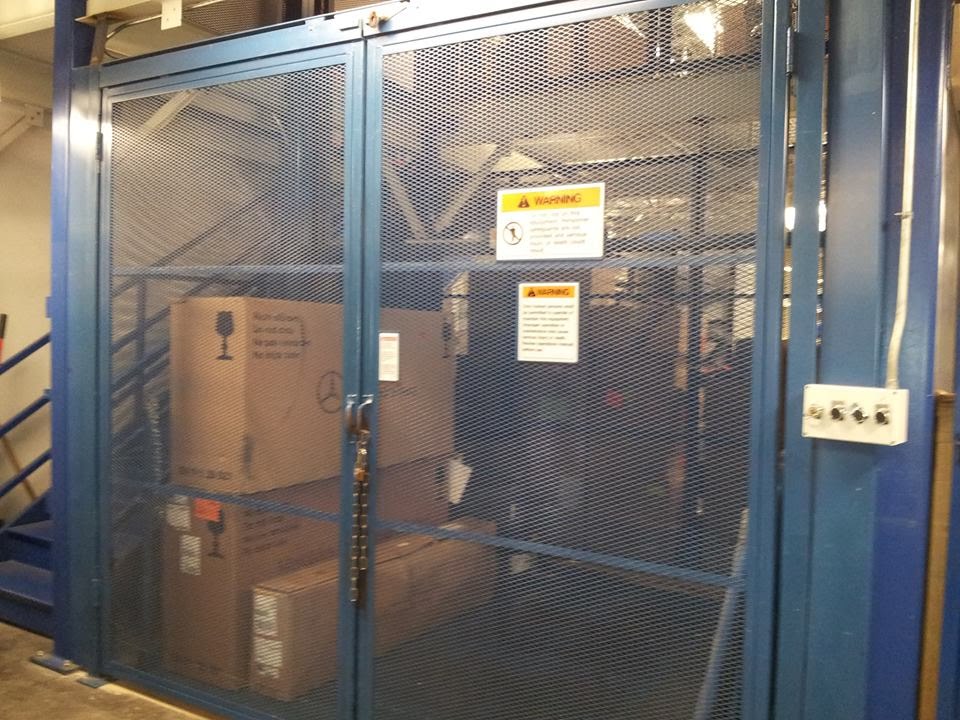 AMAZING!!!!! WilLift Traction Freight Elevator (materials lift) at Mercedes Benz Of Sugar Land, TX.