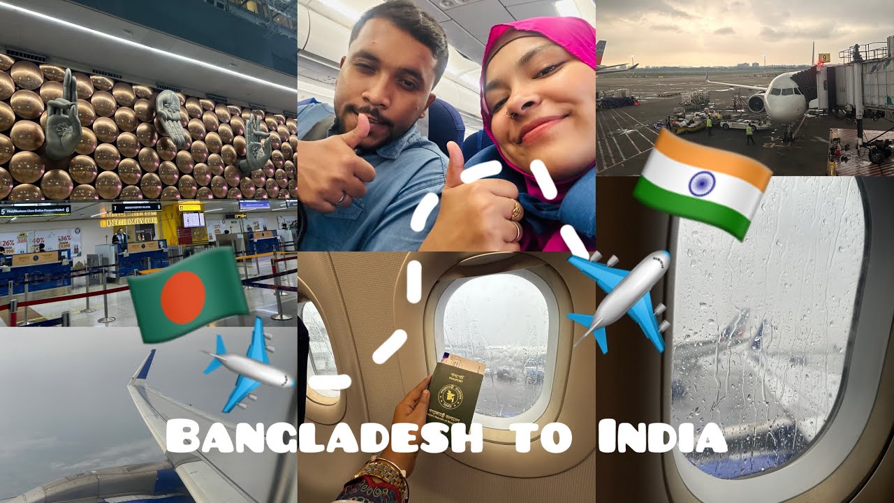 My Dhaka to India (New Delhi) travel Vlog✈️