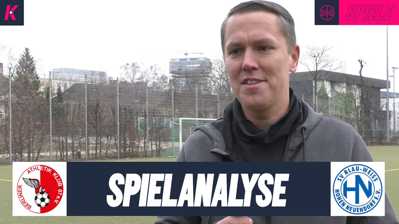 Die Spielanalyse | Berliner AK U18 – Blau-Weiß Hohen Neuendorf U19 (Landesliga, Staffel 1)