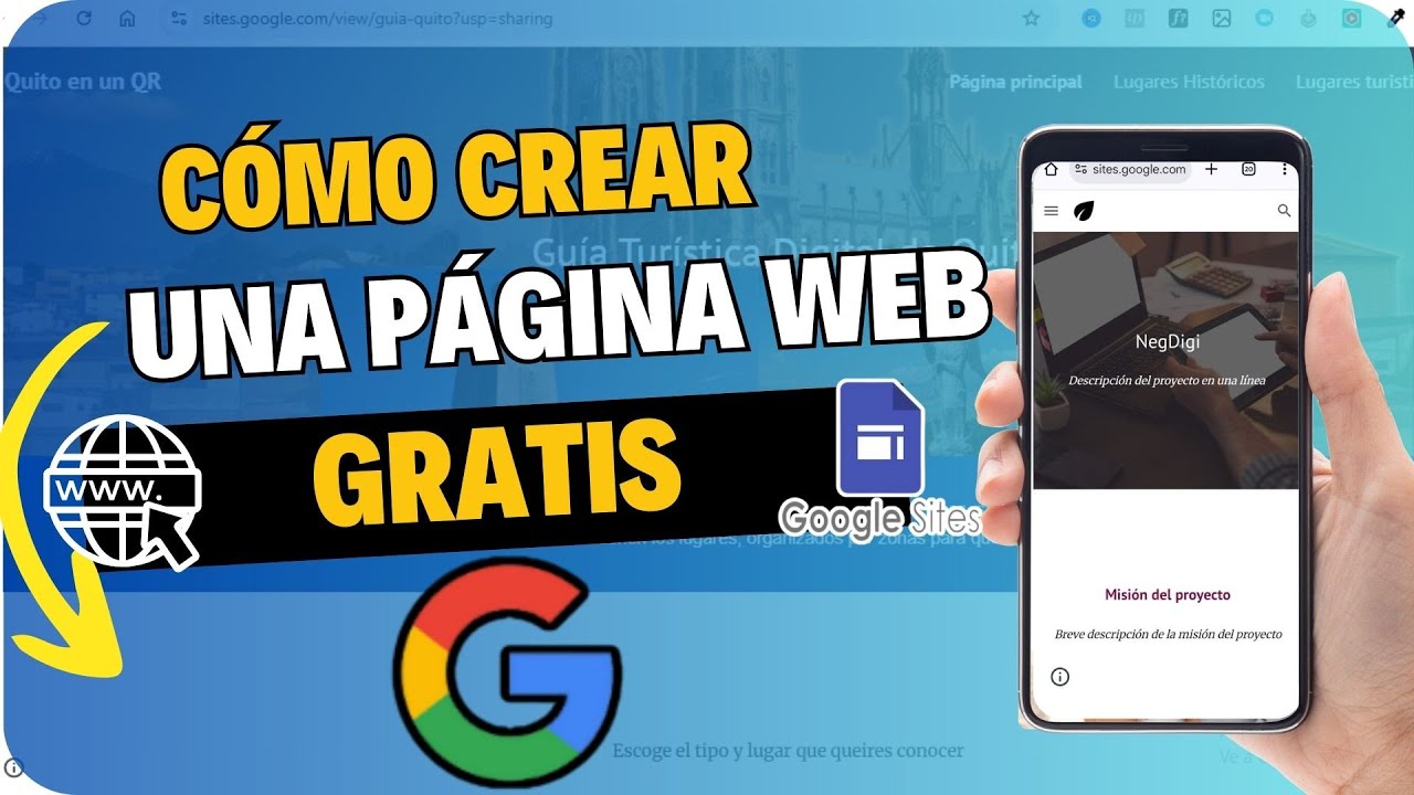 Cómo crear una página web profesional GRATIS en 2026 (Google Sites + IA)